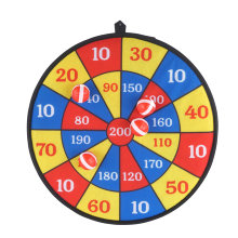 Dartskive med borrelås